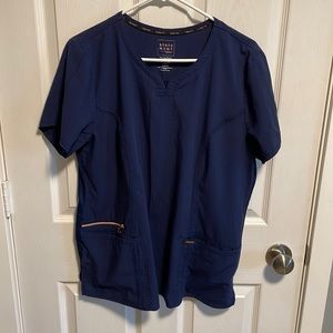 Cherokee Statement Scrub Top